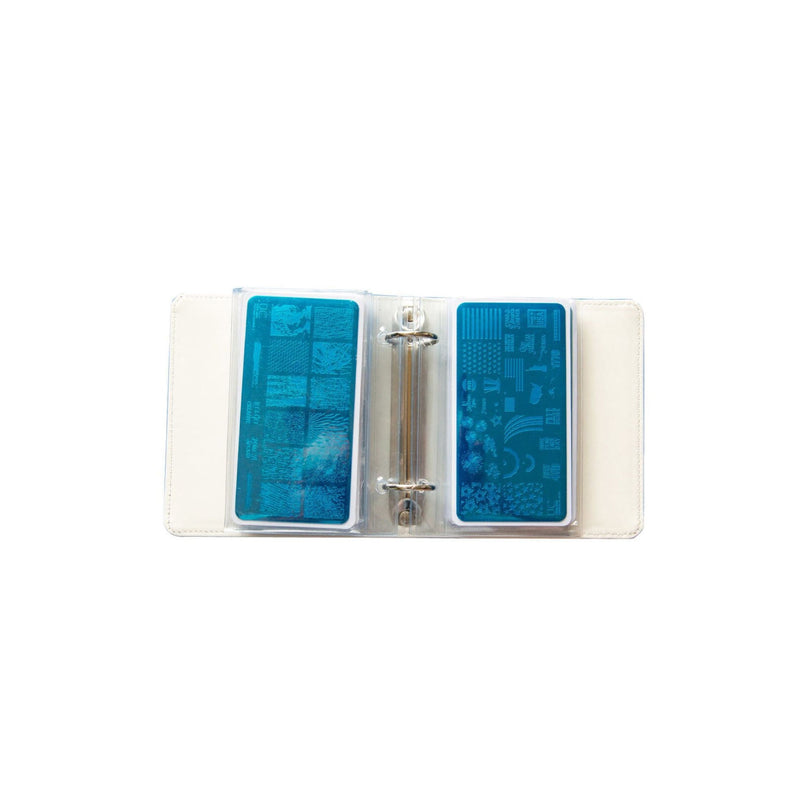 UberChic Beauty Mini Holographic Nail Stamp Storage Binder Tool