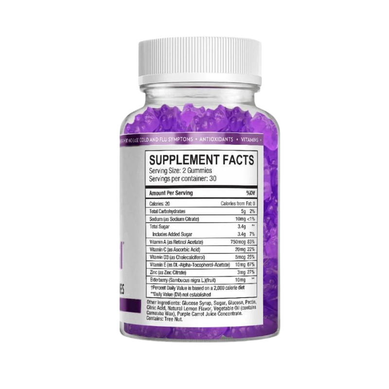 Energi Nutrition Elderberry Gummies Supplement