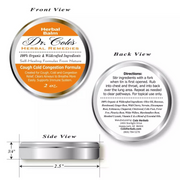 COLEHERBALS LLC 26 - Dr. Cole’s Organic Cough Cold Congestion Relief Balm Herbal