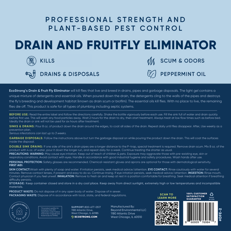 EcoStrong Drain and Fruit Fly Eliminator Drain & Septic > Drain & Fruit Flies