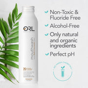 ORL Natural Mouthwash made with the Finest Clean Ingredients Mouthwash
