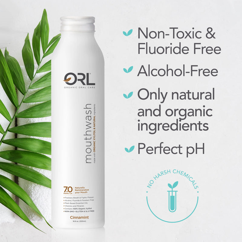 ORL Natural Mouthwash made with the Finest Clean Ingredients Mouthwash