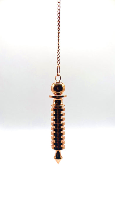 Copper 9 Sphere Solid Openable Pendulum by Peacefful Intentions