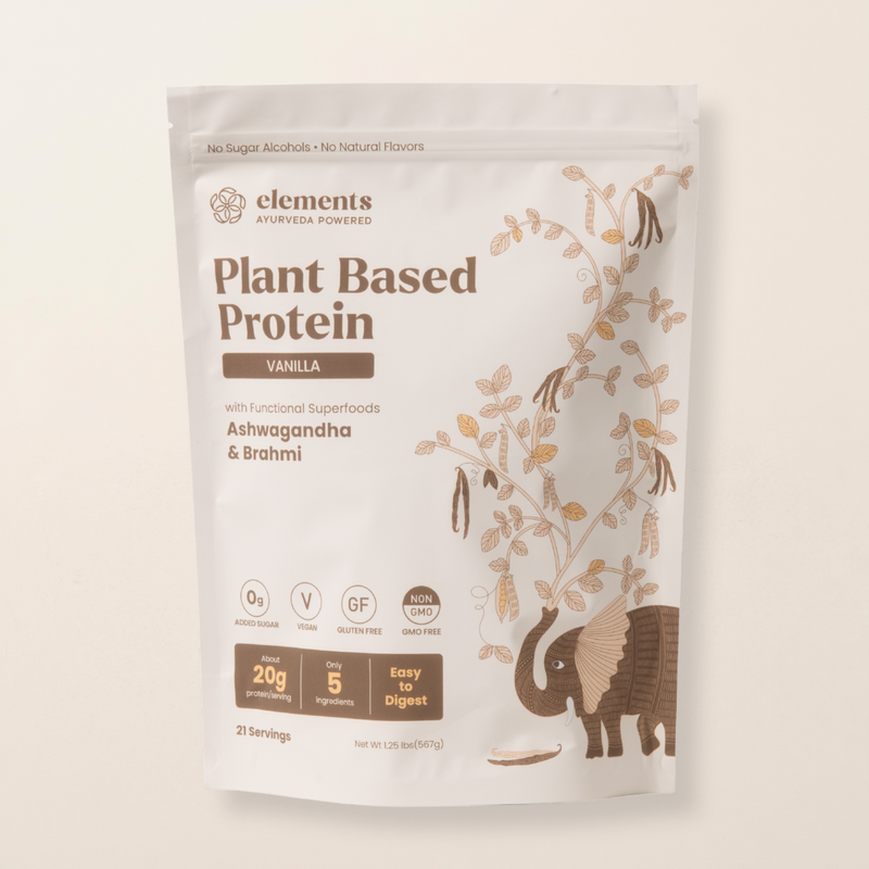 Elements Truffles Plant Based Protein Powder: Vanilla (21 Servings) Protein