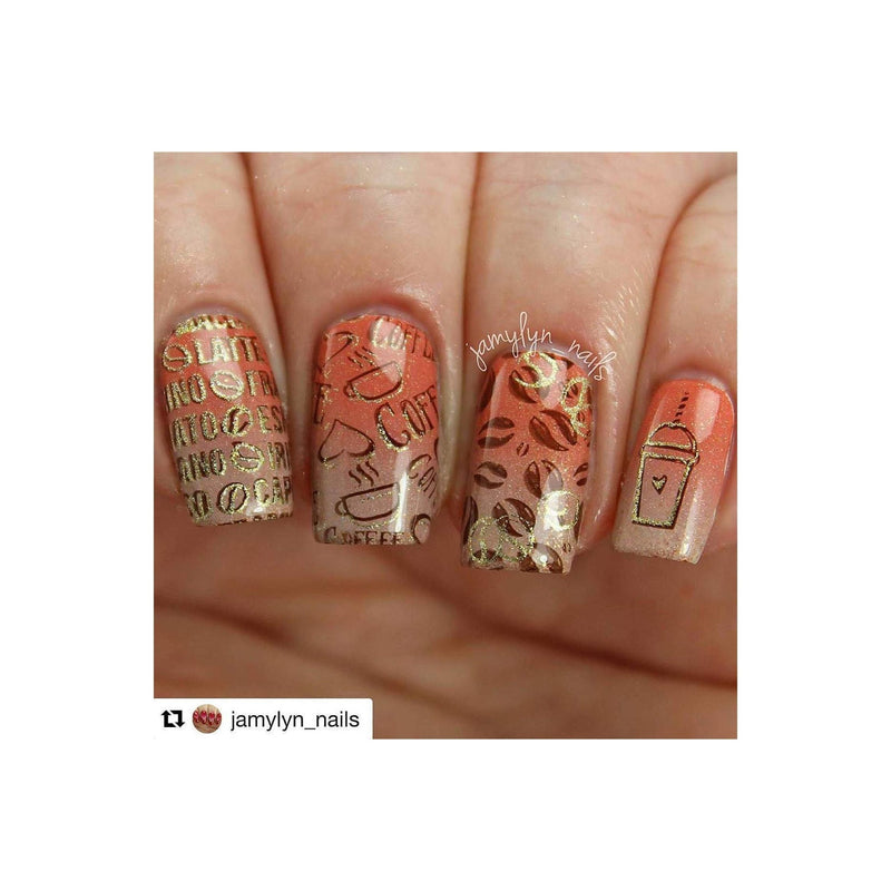 UberChic Beauty Coffee Addict Stamping Plate
