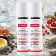 gymsegbë Thick As Thieves Pure Glycolic Acid Lactic Acid Extreme Gel Peel - 50ml Exfoliation, Dark Spots, Hyperpigmentation Light Gray 2 Bottles Save $9.99