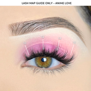 Pink Purée Anime Love Multi-pack DIY Lashes