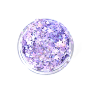 Lunautics Showgirl - Light Purple Holographic Chunky Glitter with Stars Chunky Glitter