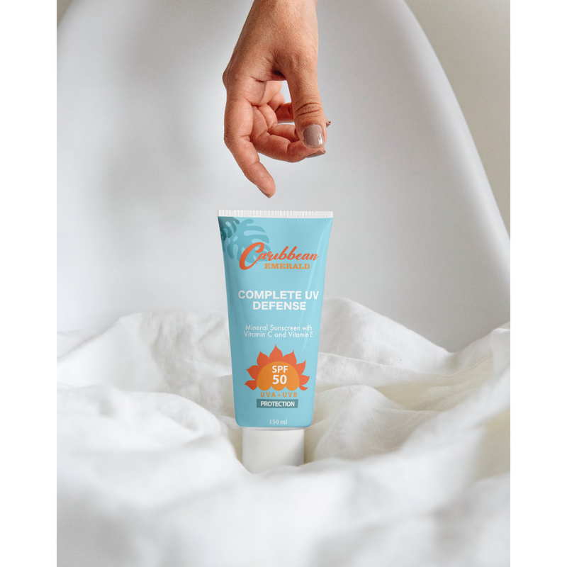 Caribbean Emerald Mineral Sunscreen with Vitamin C and E SPF 50 Sunscreen