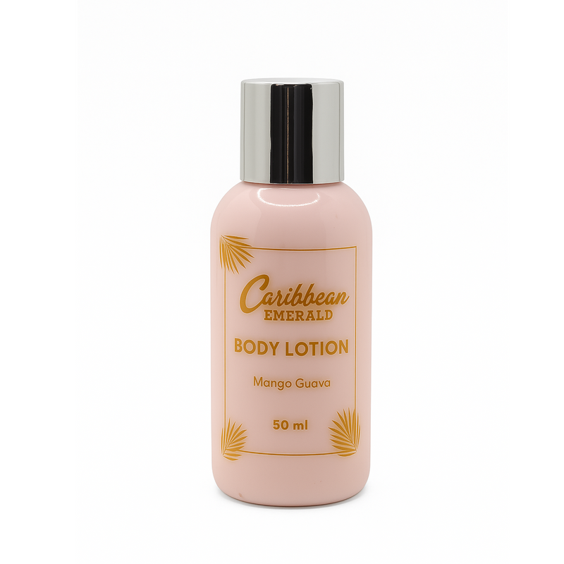 Caribbean Emerald Mango and Guava body lotion travel size Body cream