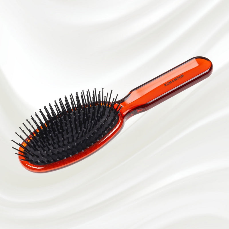 All Seasons Synthetic Pin Hair Brush - Pneumatic Cushion for Thick & Coarse Hair