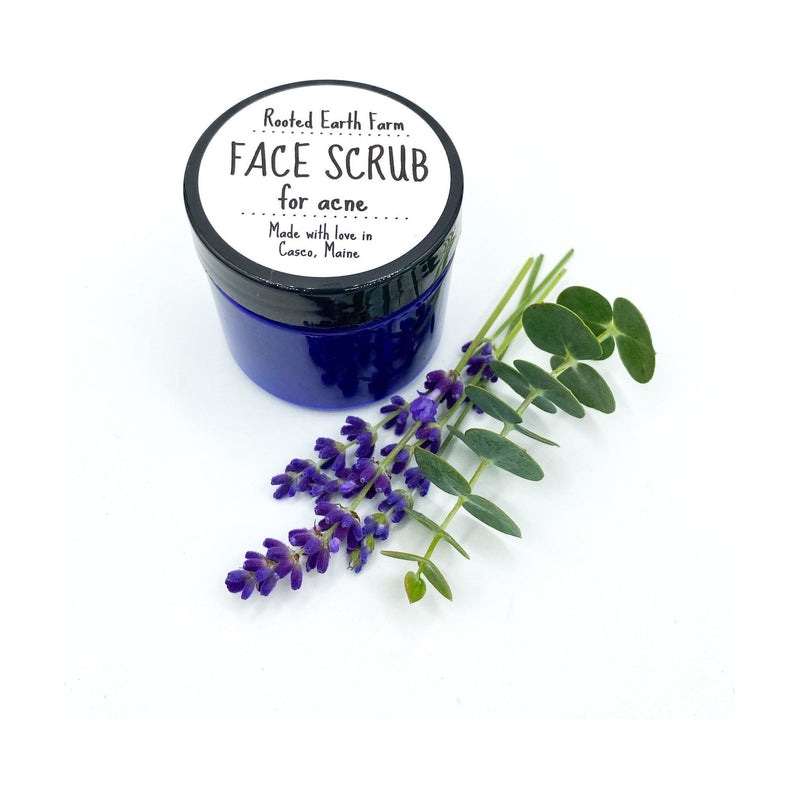 Rooted Earth Farm + Apothecary Acne Relief Face Scrub Acne Relief