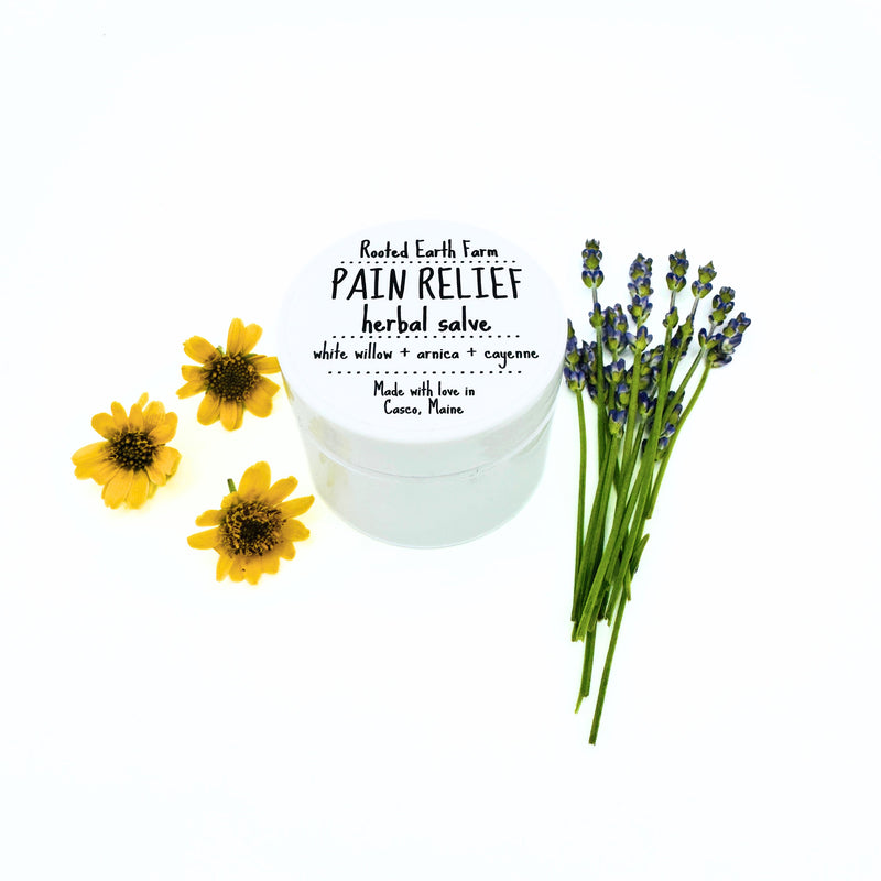 Rooted Earth Farm + Apothecary Pain Relief Salve Herbal Salves + Balms
