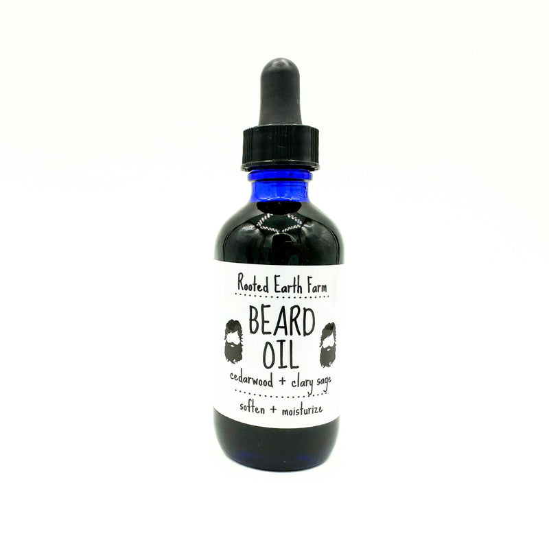 Rooted Earth Farm + Apothecary Herbal Beard Oil Hair + Nail Care