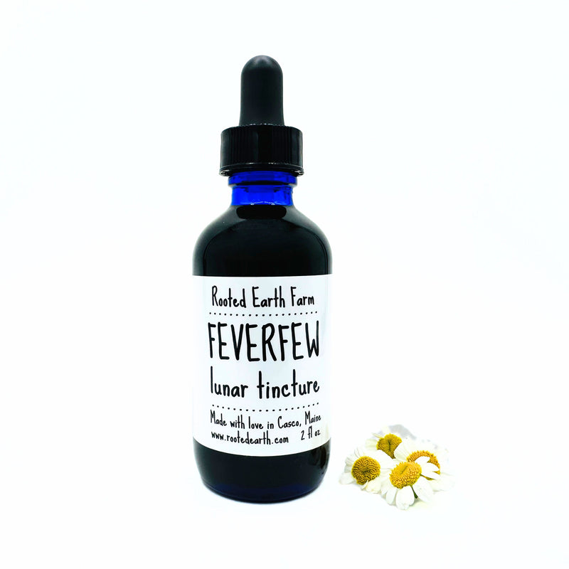 Rooted Earth Farm + Apothecary Feverfew Tincture Tinctures + Capsules
