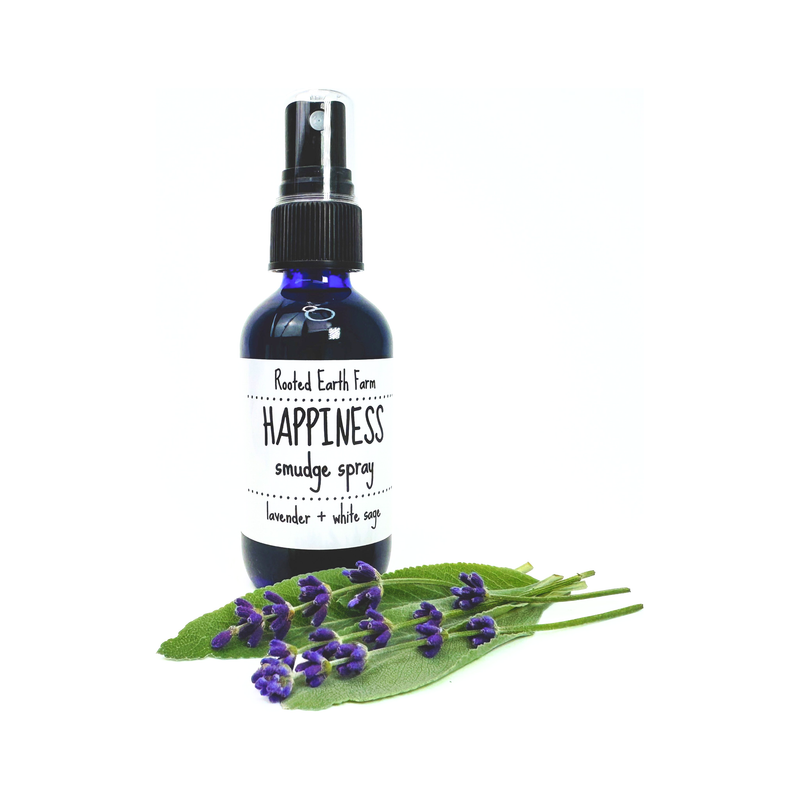 Rooted Earth Farm + Apothecary Happiness Smudge Spray Smudge Sprays
