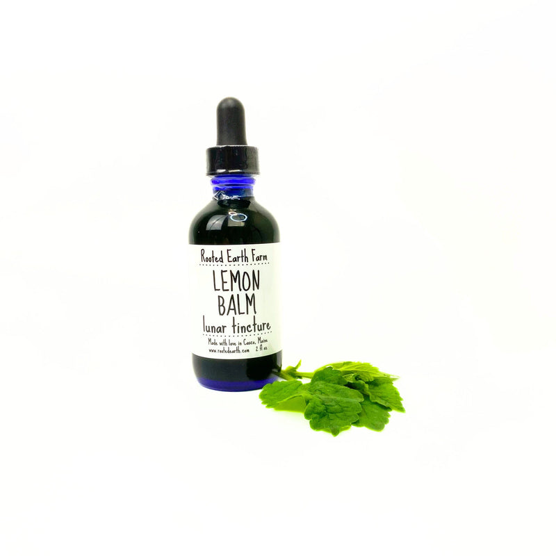 Rooted Earth Farm + Apothecary Lemon Balm Tincture Tinctures + Capsules