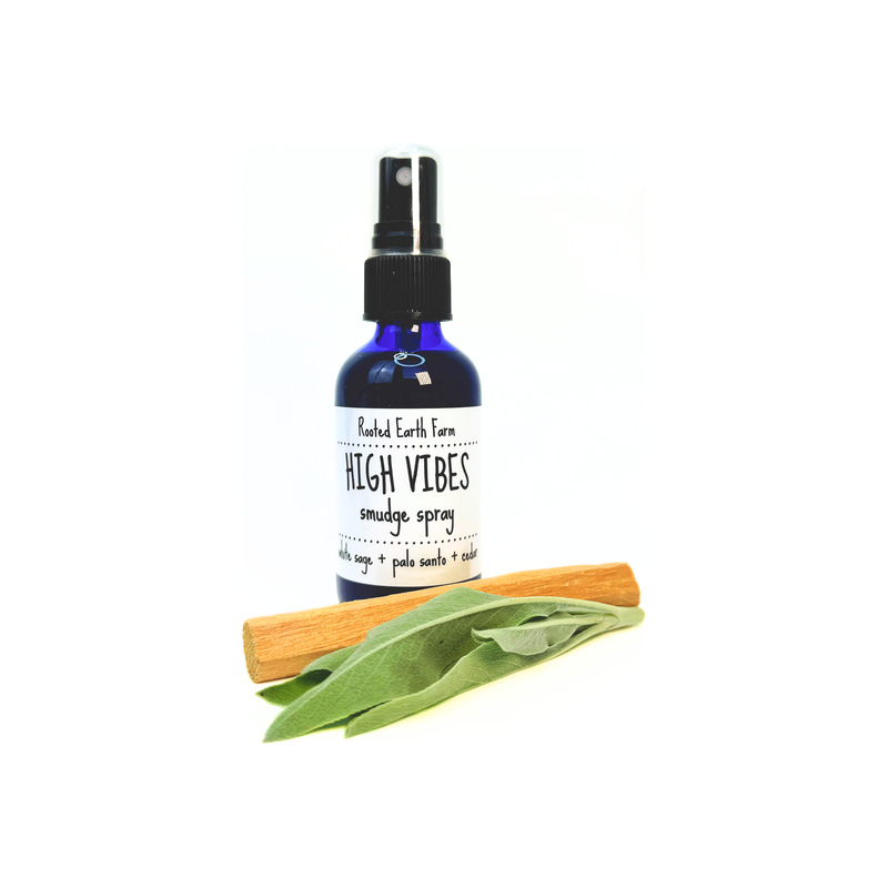 Rooted Earth Farm + Apothecary High Vibes Smudge Spray Smudge Sprays