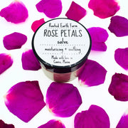 Rooted Earth Farm + Apothecary Rose Petals Salve Herbal Salves + Balms