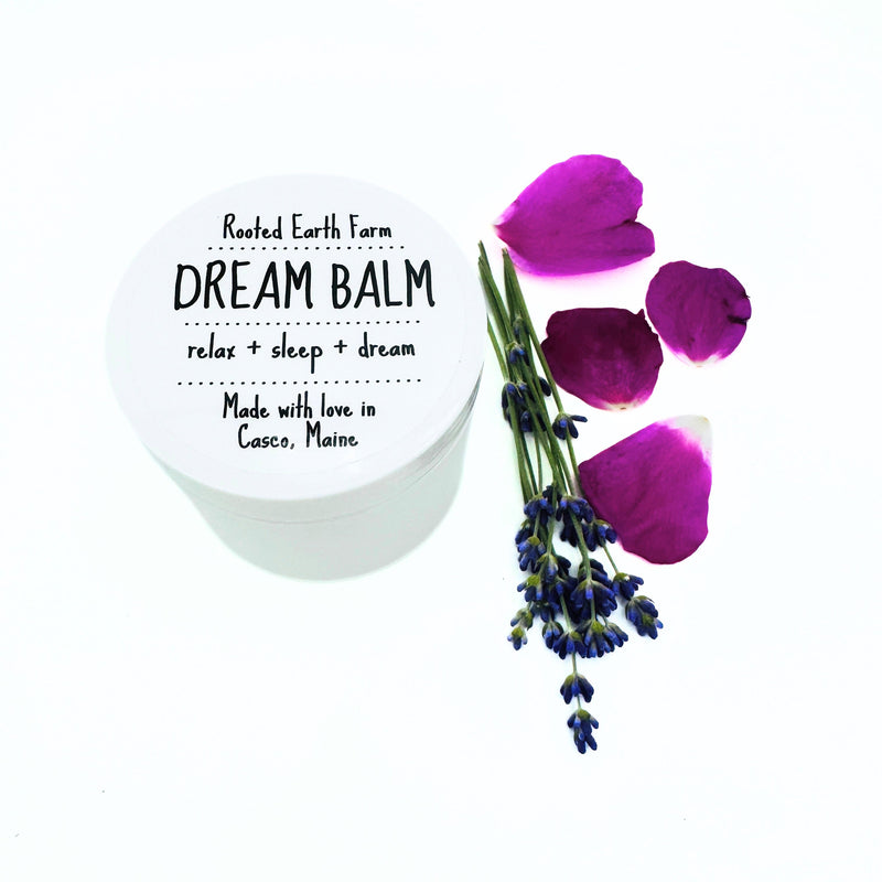 Rooted Earth Farm + Apothecary Dream Balm Herbal Salves + Balms