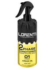 Vip Barber Supply Lorenti Two Phase Conditioner 400ml Leave-In Conditioner White Smoke No. 1 - Argan