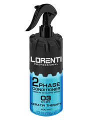 Vip Barber Supply Lorenti Two Phase Conditioner 400ml Leave-In Conditioner White Smoke No. 3 - Keratin