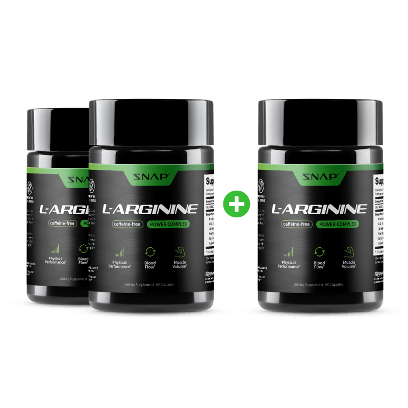 Snap Supplements L-Arginine - Buy 2 Get 1 Free