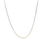 Bids.com Diamond Cut Cable Link Chain in 14k Rose Gold (0.8 mm) Necklaces