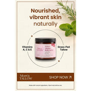 Mom’s Tallow Vitamin-Infused Tallow Body Lotion