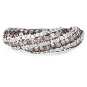 Bids.com 1.25 Carat Genuine Champagne Diamond & White Diamond .925 Sterling Silver Ring Rings