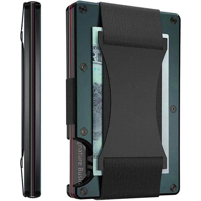 SmartPursue™ Carbon Fiber Wallet - RFID Blocking Metal Card Holder Card Wallet