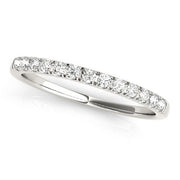 Bids.com 14k White Gold Timeless Diamond Wedding Ring (1/5 cttw) Rings