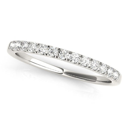 Bids.com 14k White Gold Timeless Diamond Wedding Ring (1/5 cttw) Rings