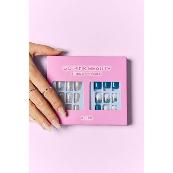 Mill's Beauty Supply SO PINK BEAUTY Press On Nails, 2 Packs