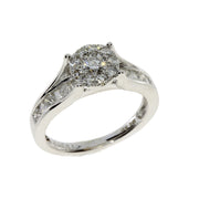 Bids.com 1.20ct Diamond Diamond Eng Only 10KT White Gold Rings