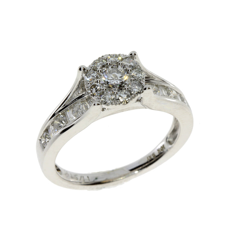 Bids.com 1.20ct Diamond Diamond Eng Only 10KT White Gold Rings
