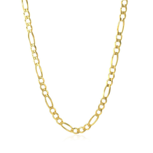 Bids.com 10K Yellow Gold Solid Figaro Chain (3.70 mm) Necklaces