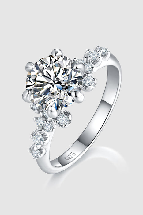 Moissanite 925 Sterling Silver Ring