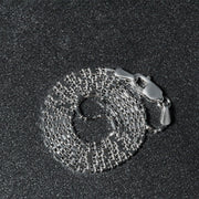 Bids.com 14k White Gold Diamond-Cut Bead Chain 1.0mm Necklaces