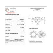 Bids.com IGI Certified 14K White Gold 5.00 Cttw Round Brilliant-Cut Lab Grown Diamond Classic 4-Prong Stud Earrings with Screw Backs (F-G Color, SI1 Clarity) Earrings