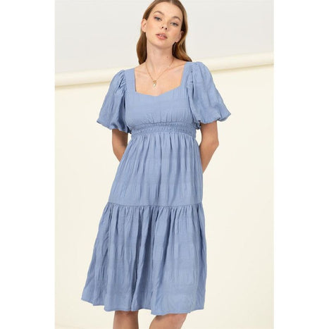 Find Me Again Tiered Midi Dress