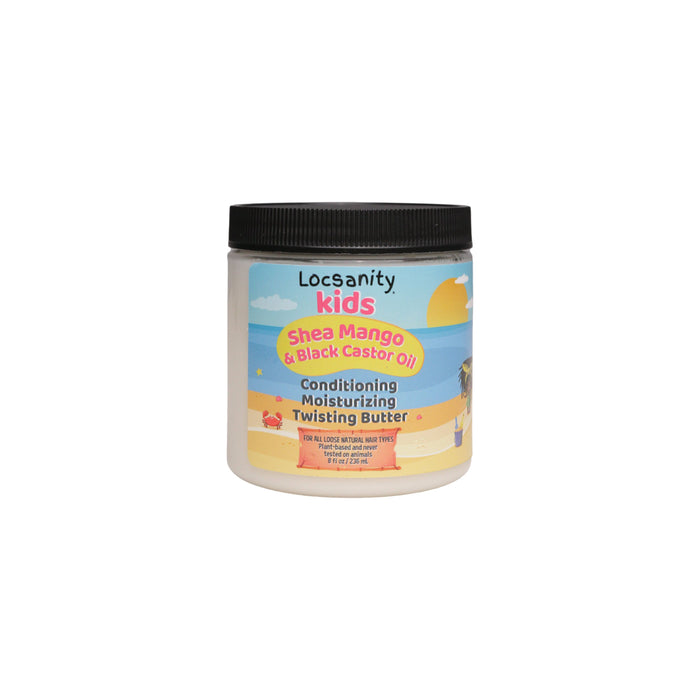 Locsanity Kids Shea Mango & Black Castor Oil Conditioning, Moisturizing, Twisting Butter