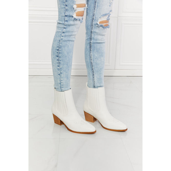 MMShoes Love the Journey Stacked Heel Chelsea Boots