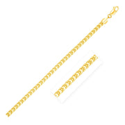 Bids.com 2.7mm 14k Yellow Solid Gold Diamond Cut Round Franco Chain Necklaces
