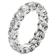 Bids.com Round Cut Lab Grown Diamond Eternity Ring in 14k White Gold (5 cttw FG/VS2) Rings
