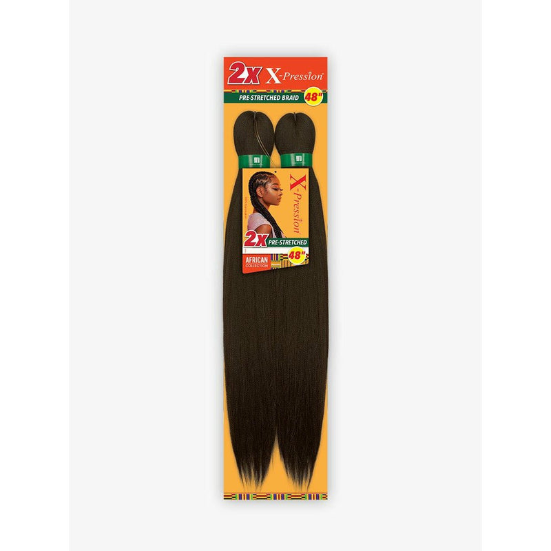VIP Extensions 2X-pression Pre-stretched Braiding Hair 48" Braid