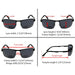 eyekeeper.com - 3 Pack Rectangle Bifocal Sunglasses Pilot Readers SG802