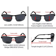 eyekeeper.com 3 Pack Bifocal Sunglasses Sunshine Readers Outdoor Reading Glasses SG802 Sunglasses