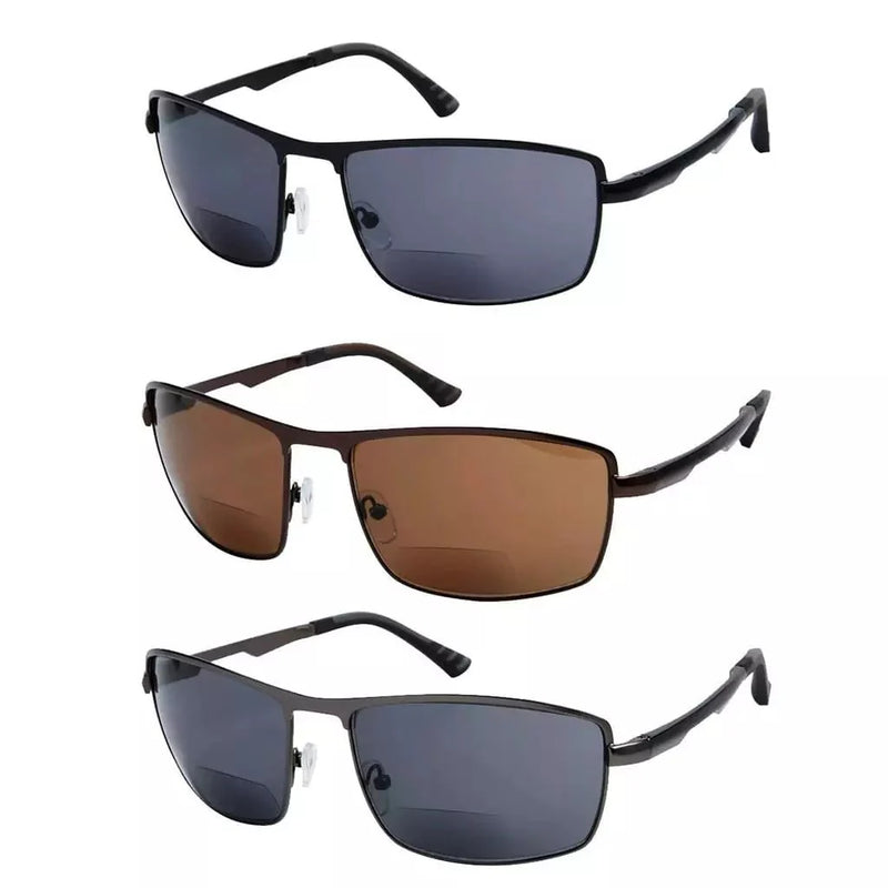eyekeeper.com 3 Pack Bifocal Sunglasses Sunshine Readers Outdoor Reading Glasses SG802 Sunglasses