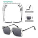 3 Pack Bifocal Sunglasses Thin Metal Hollow Readers SBR2301